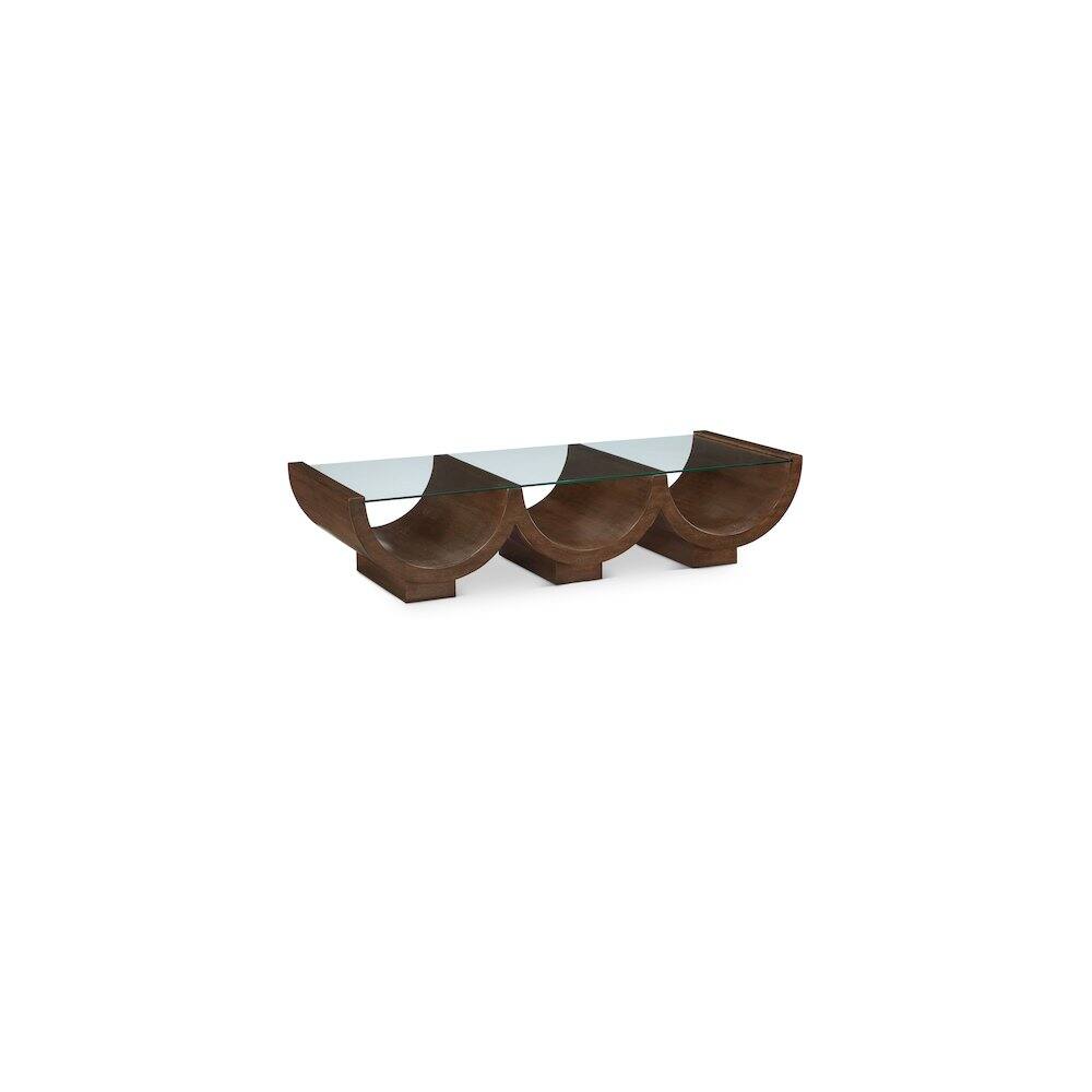 Front. Meridian Furniture - Beverwil Brown Coffee Table - Brown.