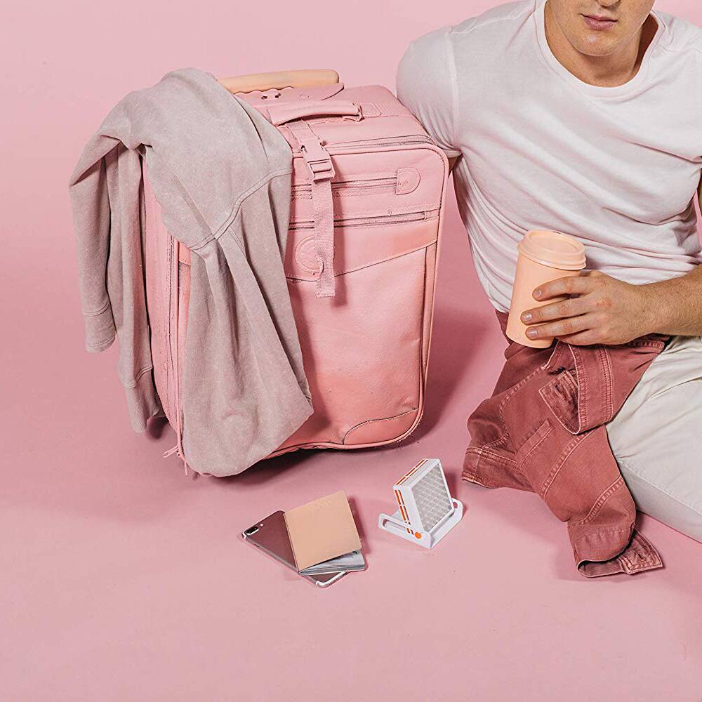 Angle. Circadian Optics - Light Therapy Lamp [LUXY] UV-Free LED Happy Mood Full Spectrum Sun Light Lamp with 10,000 Lux for Seasonal Sunlight - White.