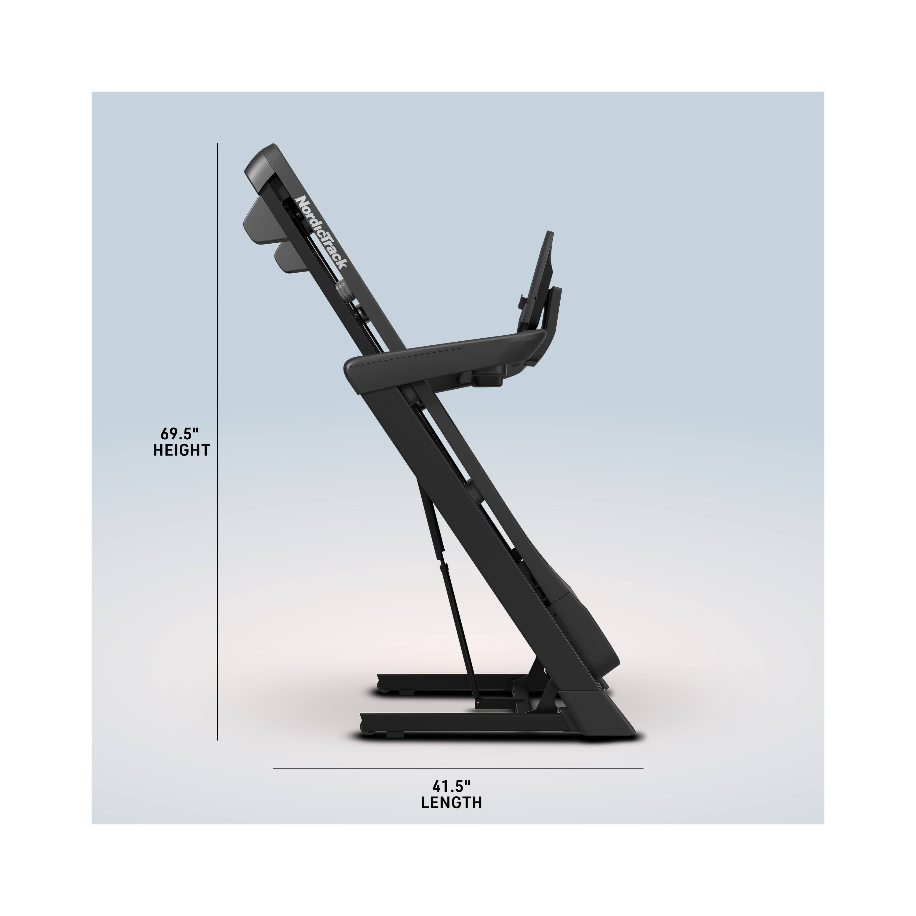 NordicTrack 69.5" HEIGHT 41.5" LENGTH