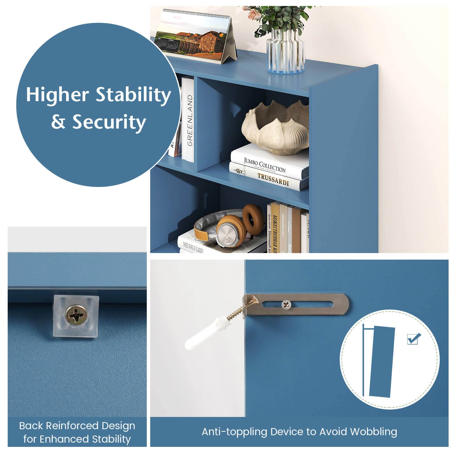 Higher Stability & Security: Greenland Jumbo Shelf Collection - Trussardi! Back Reinforced Design for Enhanced Stability Anti-toppling Device to Avoid Wobbling.