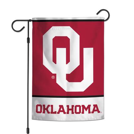 Front. WinCraft - Oklahoma Sooners 12'' x 18'' Favorite Team Garden Flag - Multicolor.