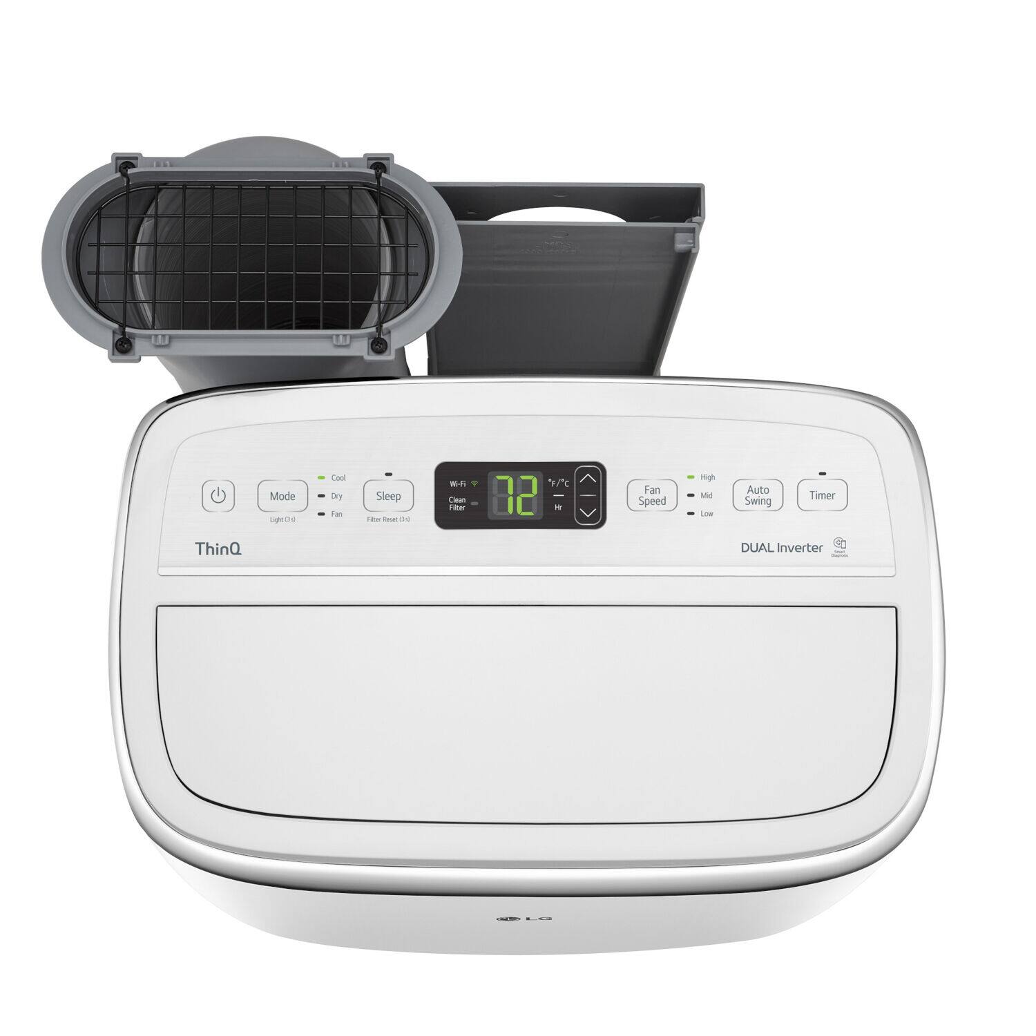 ThinQ Mode LApEIre Coa Ory Fan Sleep - - -e E - I i */* 72 - Fan Speed High Mid Low - Auto Timer Swing DUAL Inverter