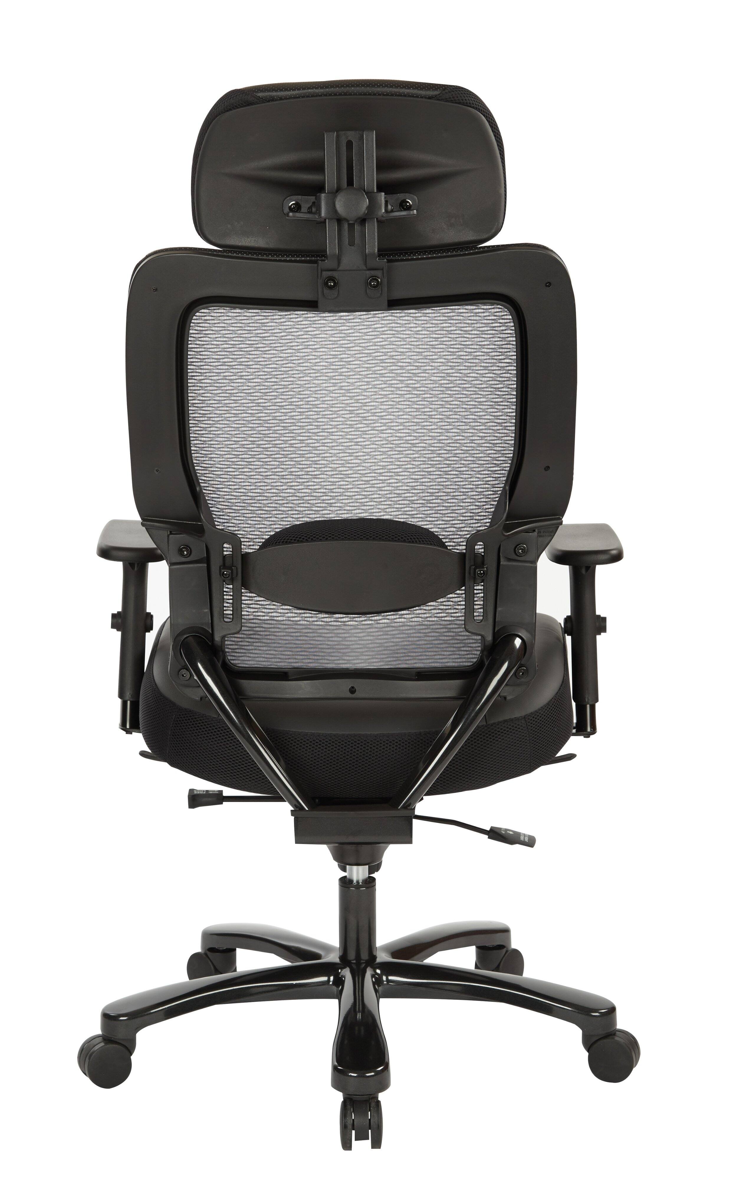 Alt View 1. Office Star Products - Executive Big and Tall Chair - Black.