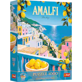 Trefl - Premium Plus Vintage Poster: Amalfi, Italy 1000 Piece Puzzle - Multicolor