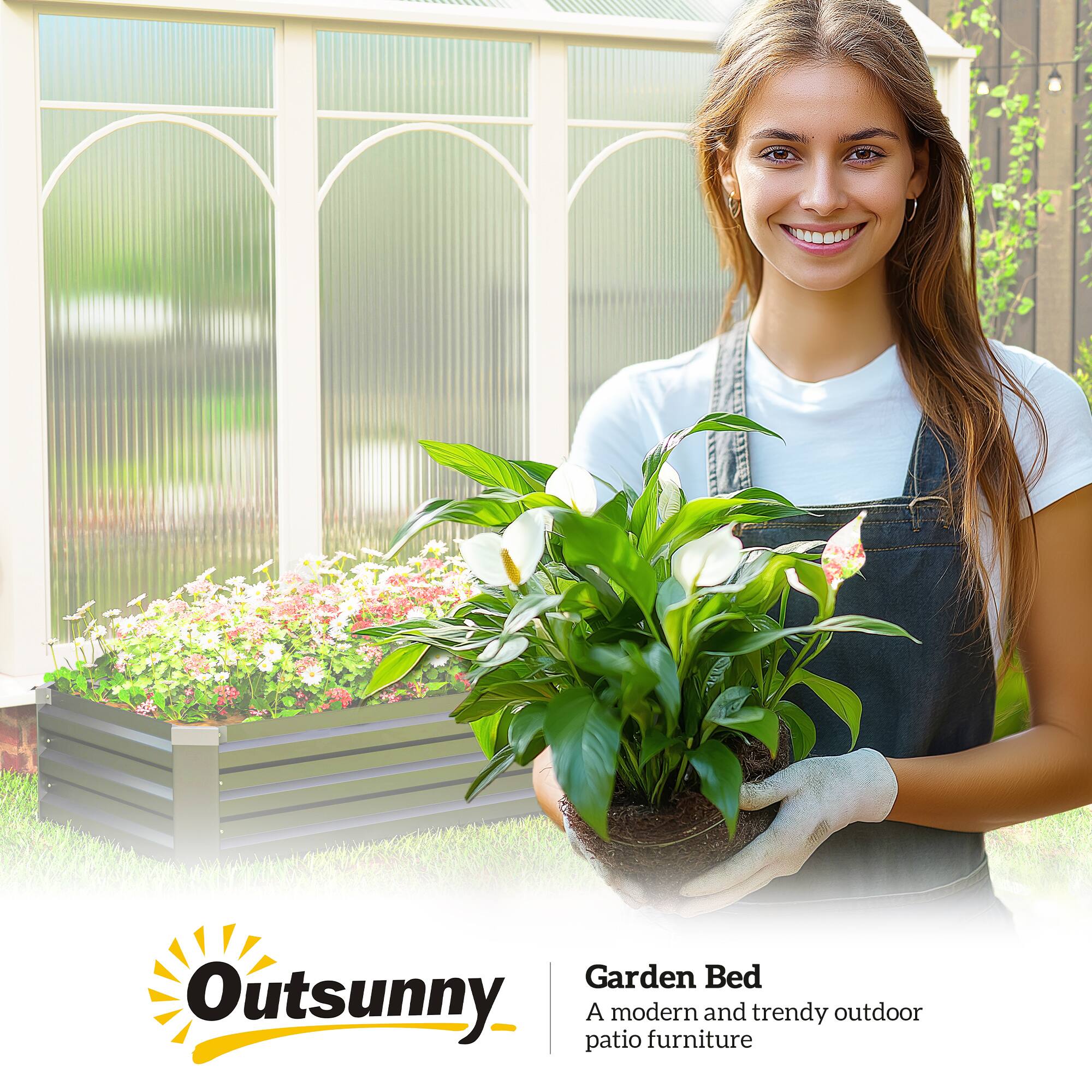 Garden Bed  
A modern and trendy outdoor patio furniture  

Outsunny