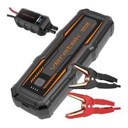 Veradek - Veratek V10 Pro Portable 4000A Car Battery Jump Starter (10.0L Gas, 8.0L Diesel)