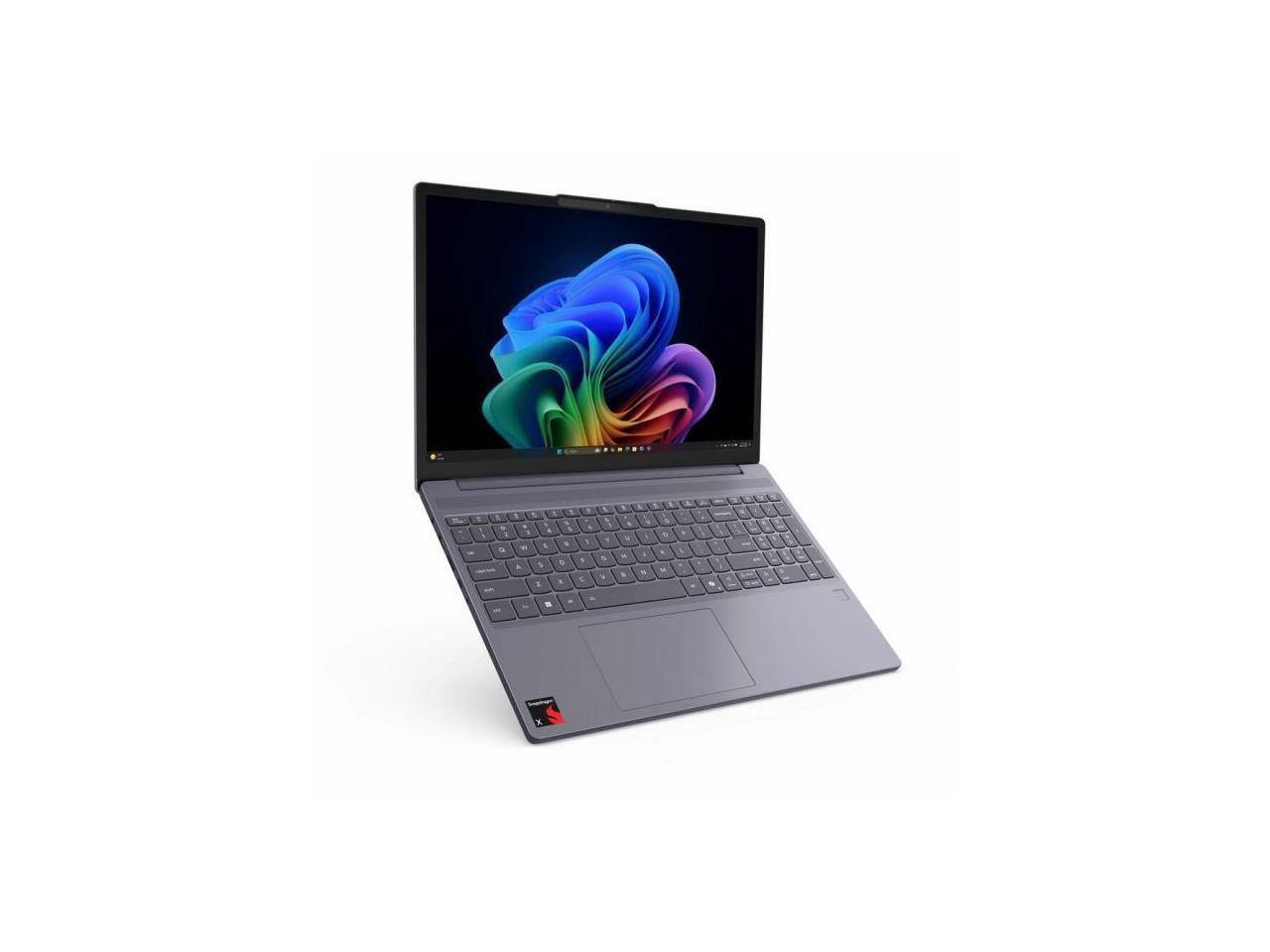 Front. Lenovo - Lenovo IdeaPad Slim 3 15Q8X10 - 15.3" Touchscreen Copilot+ PC - Snapdragon X X1-26-100 - 16 GB - 512 GB SSD - Luna Gray - Luna Gray.