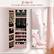 The text on the image reads "2-in-1 Full-Length Mirror and Jewelry Cabinet."