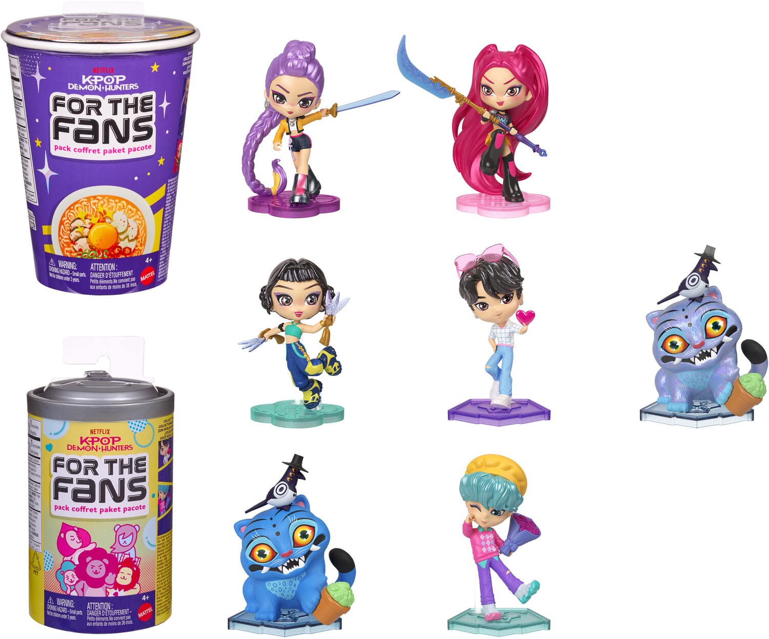 Mattel - KPop Demon Hunters FOR THE FANS Pack (One Random Mini Fig Per Purchase) (KPDH) - COLLECTIBLES - Multicolor
