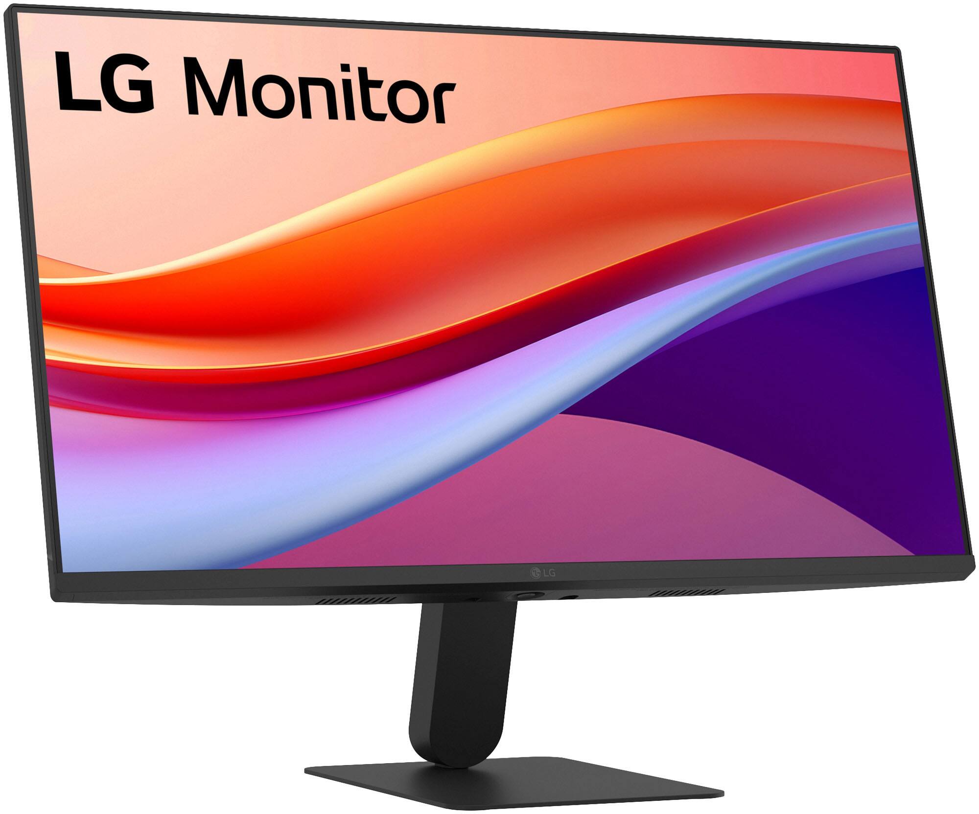 Alt View 5. LG - 24" IPS FHD 120Hz Monitor with HDR10 (HDMI) - Black.