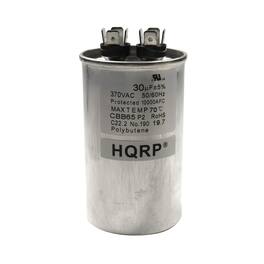 HQRP - 30 uF 370 V AC Motor Run Capacitor CBB65 Round, HVAC Blower Compressor Pump Replacement