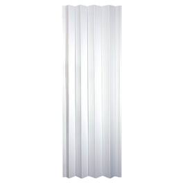 LTL Home Products - 36 Inch x 80 Inch Vinyl Accordion Door w/ Hardware - Frost White