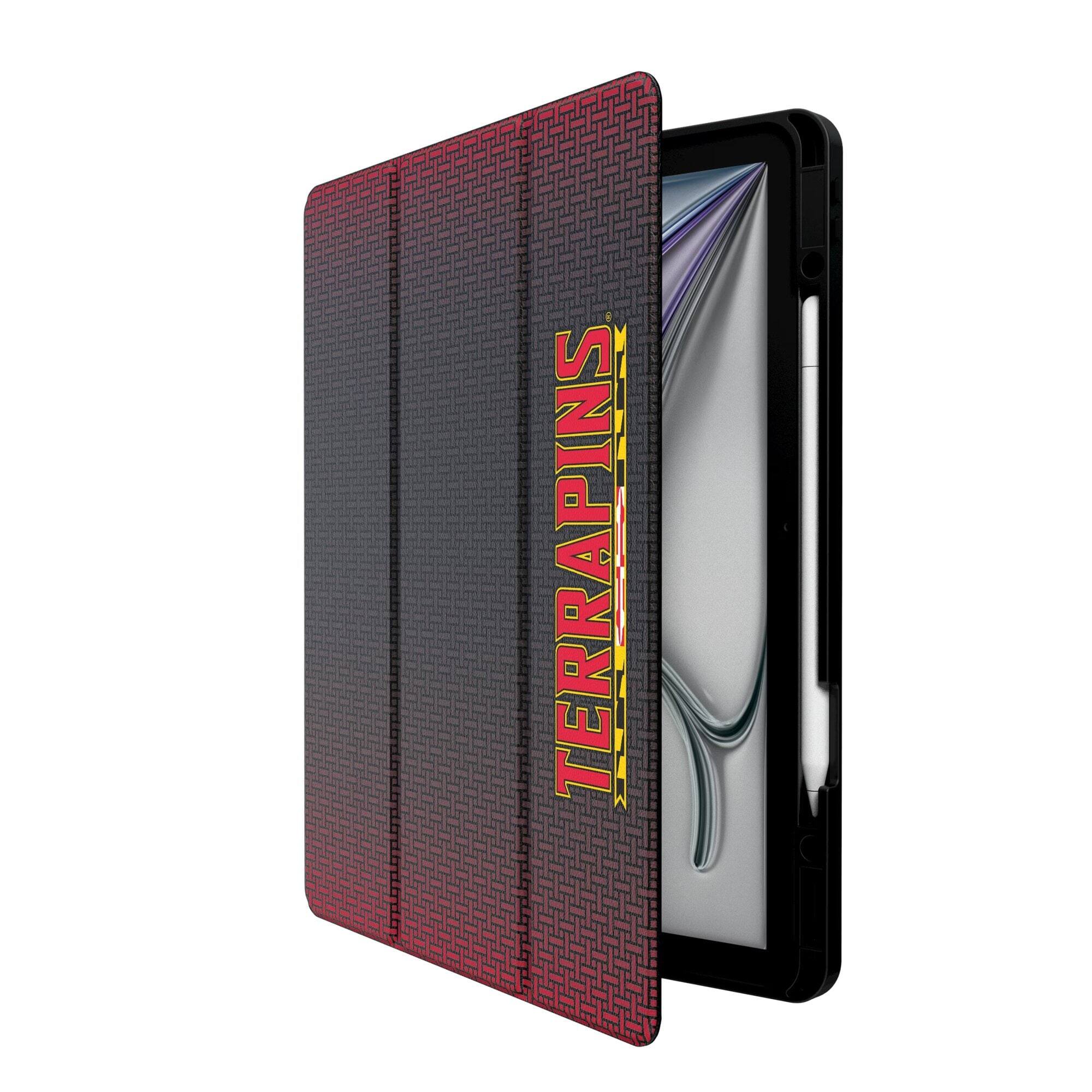 Alt View 1. Keyscaper - Maryland Terrapins iPad Case - 13in Air M2 - Black.