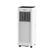 Front. Airplus - 8000 BTU Portable Air Conditioner Cools 550 Sq. Ft. with Dehumidifier, Remote Control - White.