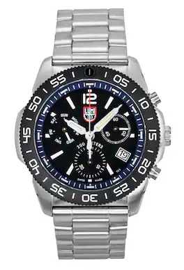 Luminox - Pacific Diver Chronograph Stainless Steel Dial Quartz XS.3143.M 200M Men's Watch - Black