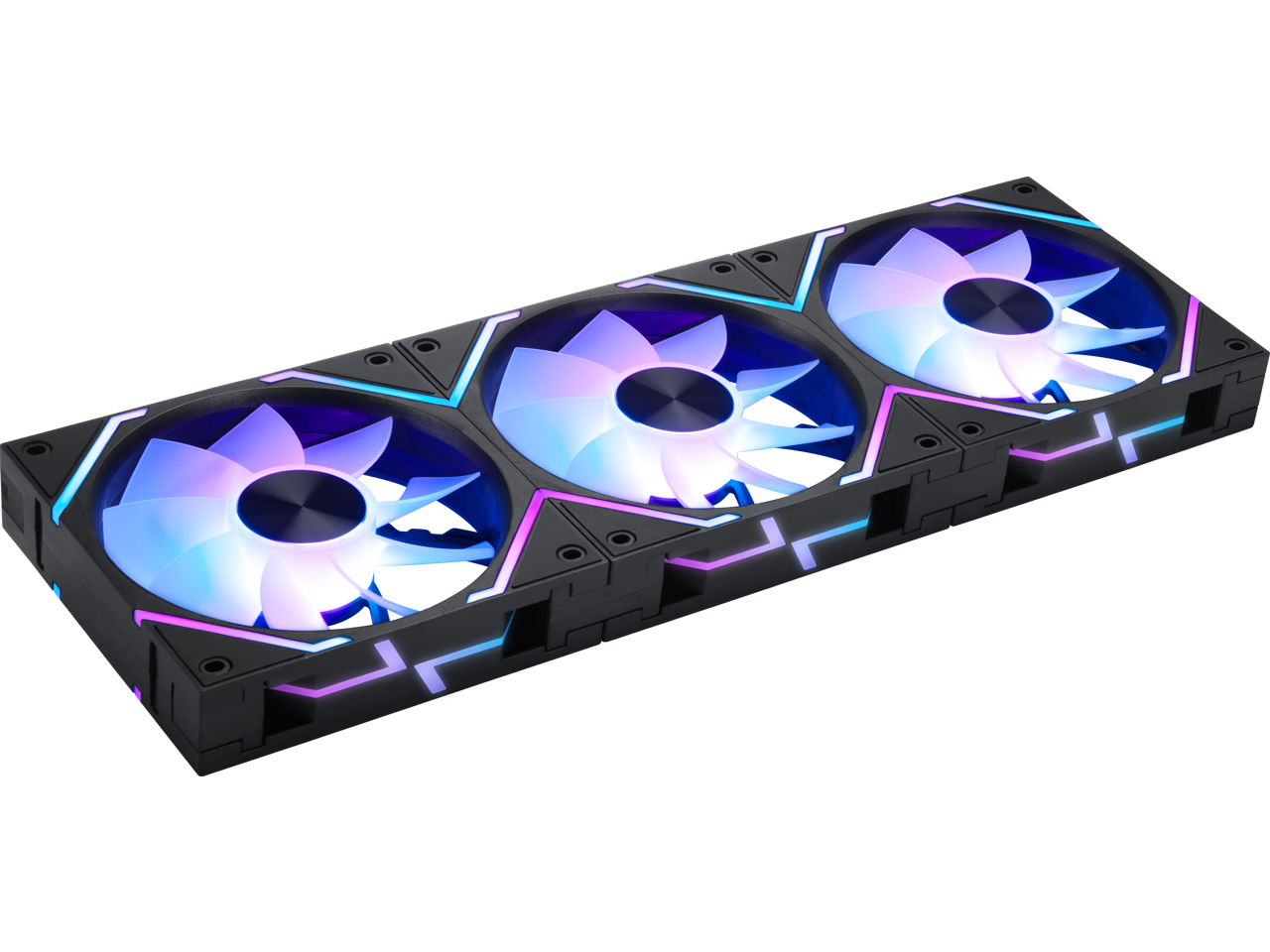Alt View 1. MSI - MSI MPG EZ120R ARGB 3fan/pack, Magnetic Connection, Mystic Light Sync, Exclusive Fluid Dynamic Bearing Structure - ARGB.