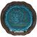 Alt View 5. Elama - Elama's Mystic Waves 16 Piece Dinnerware Set - Blue and Brown.