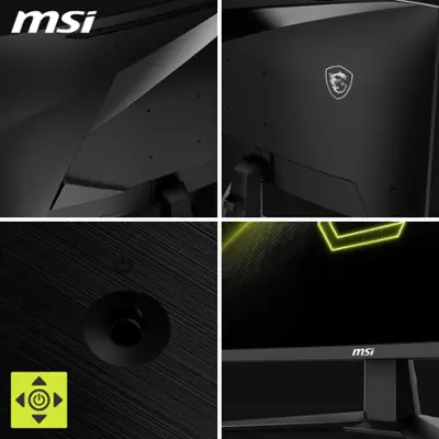 MSI - MAG 32C6X  32" LCD FHD 250Hz 1ms Adaptive Sync Gaming Monitor with HDR ready (DisplayPort, HDMI) - Metallic Black
