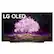 Front. LG - 77" Class C1 Series OLED 4K UHD Smart webOS TV - Black.