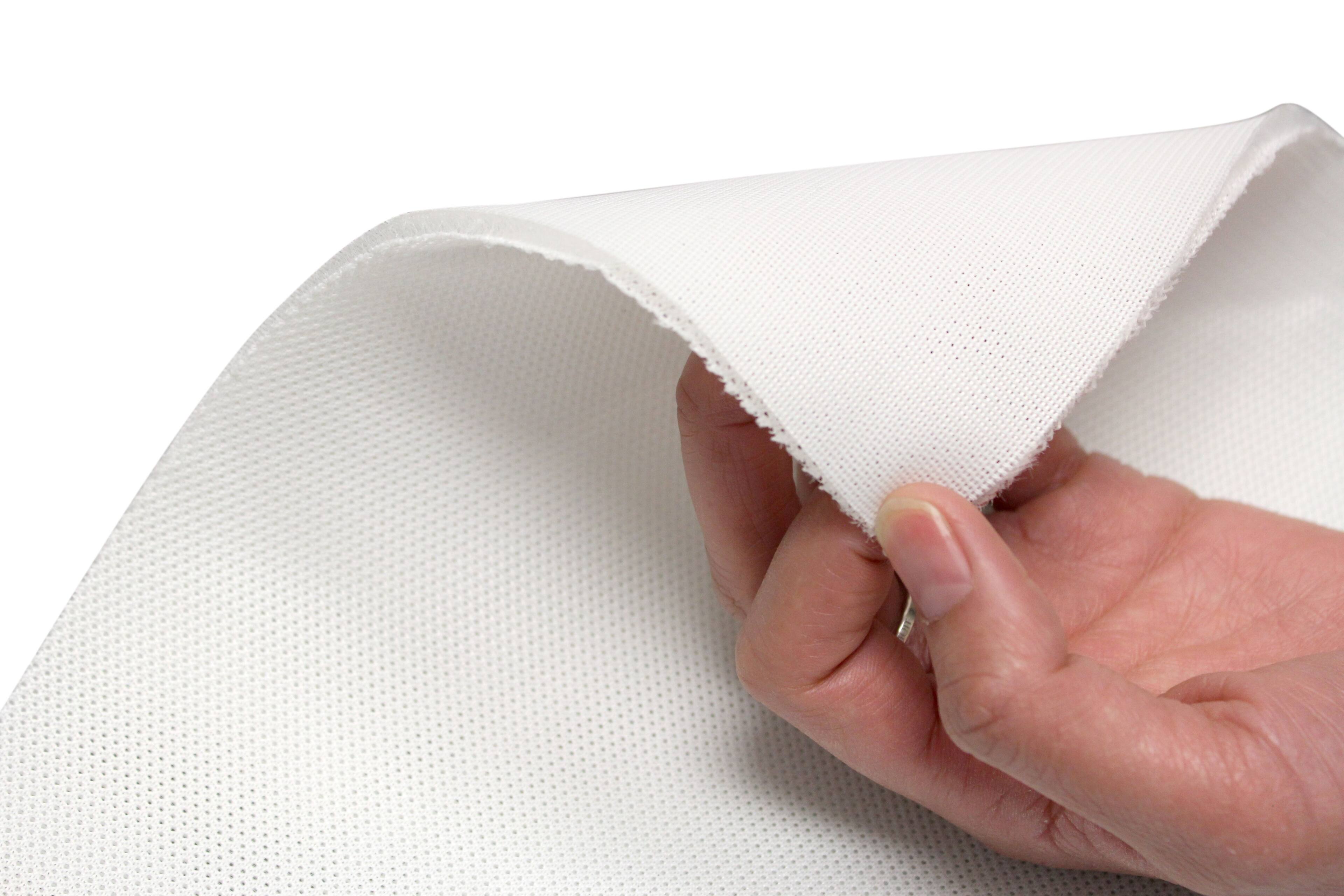 Back. Elite Screens - GolfSim DIY, ImpactWhite 1145 Golf Impact Screen Material, Includes Metal Grommets, 118.1" x 157.5", DIY10x20-IPW1145-F - White.