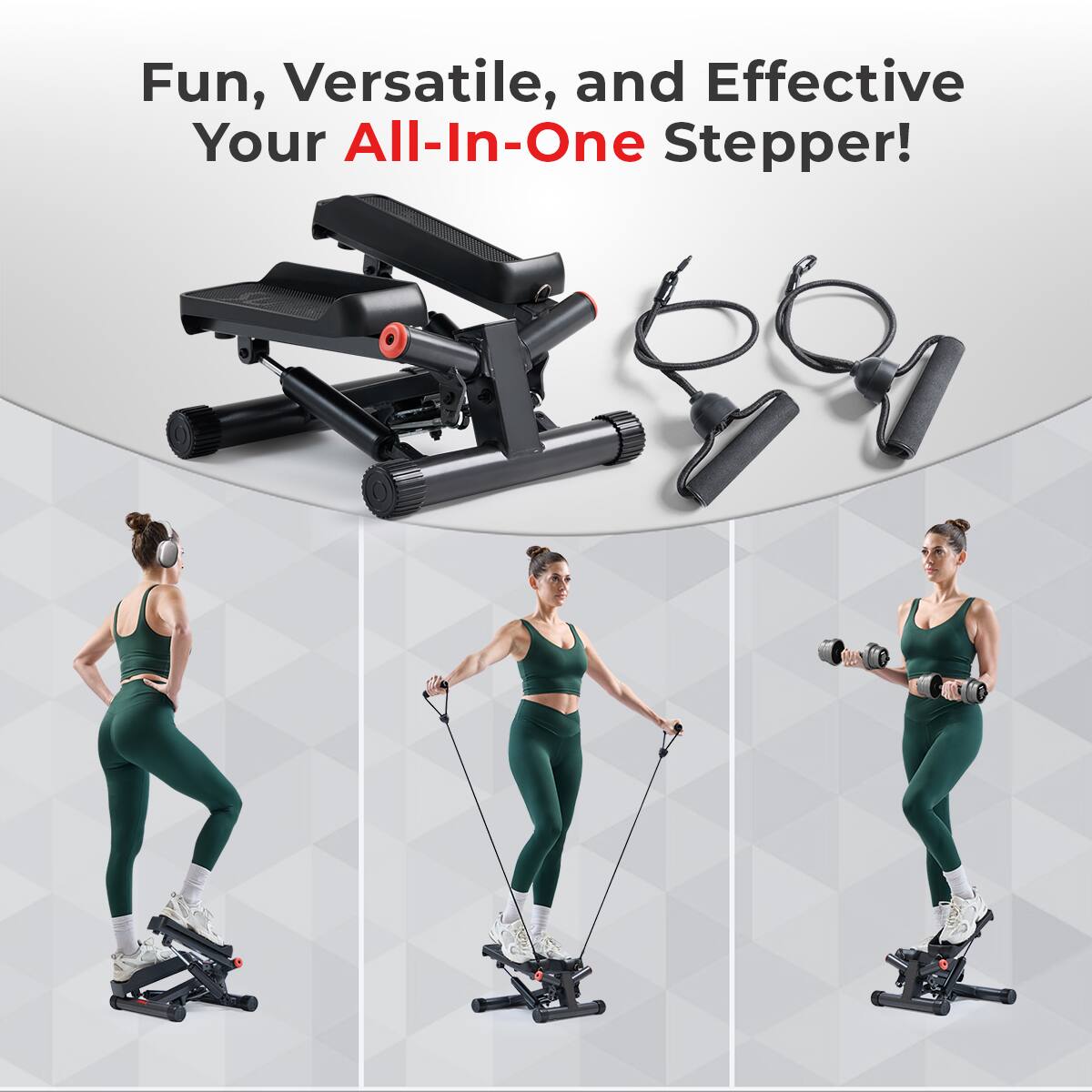 Fun, Versatile, and Effective. Your All-In-One Stepper!