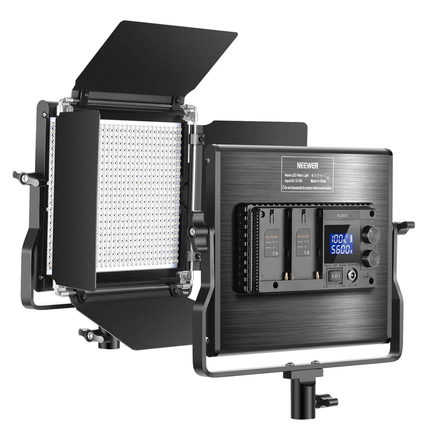 Neewer - 660 LED Bi-Color Light w/ LCD Screen