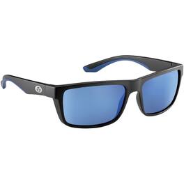 Flying Fisherman - Streamer Polarized Sunglasses - Black/Smoke Blue Mirror