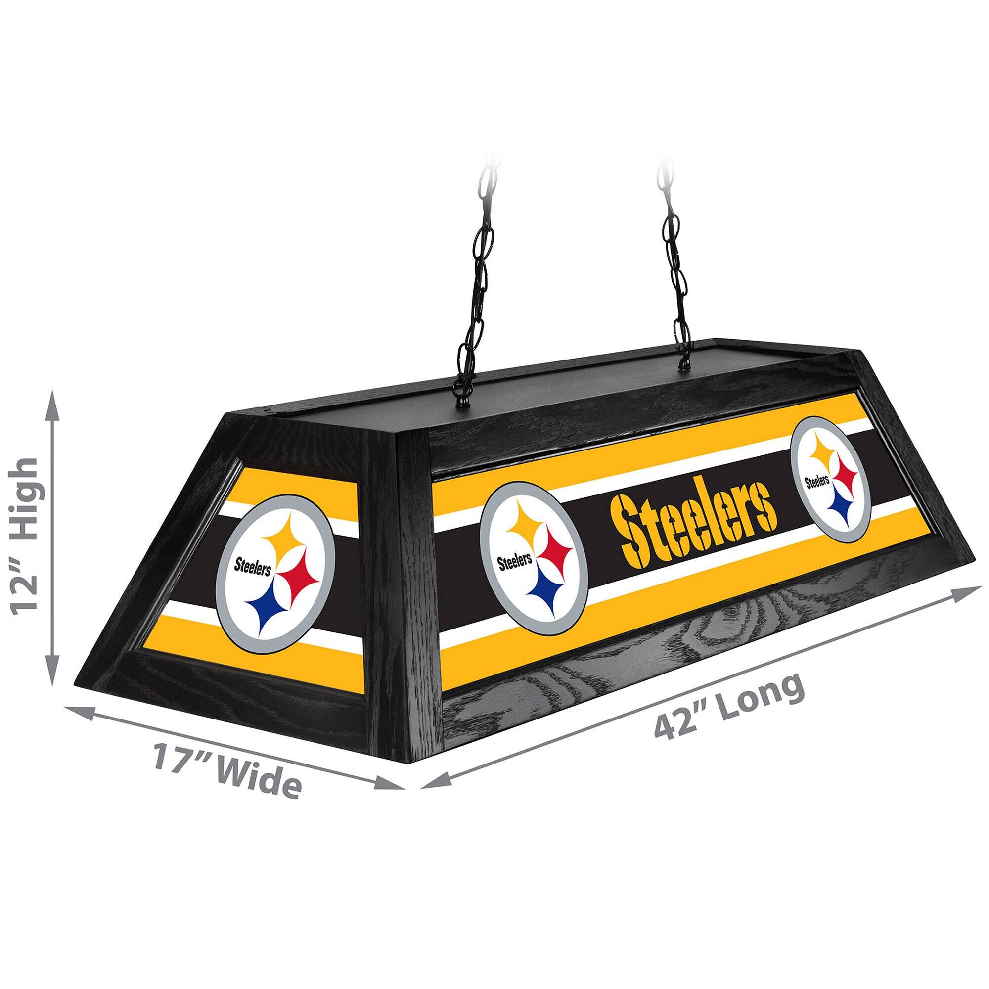 High 12"  
Steelers  
17" Wide  
Steelers  
42" Long