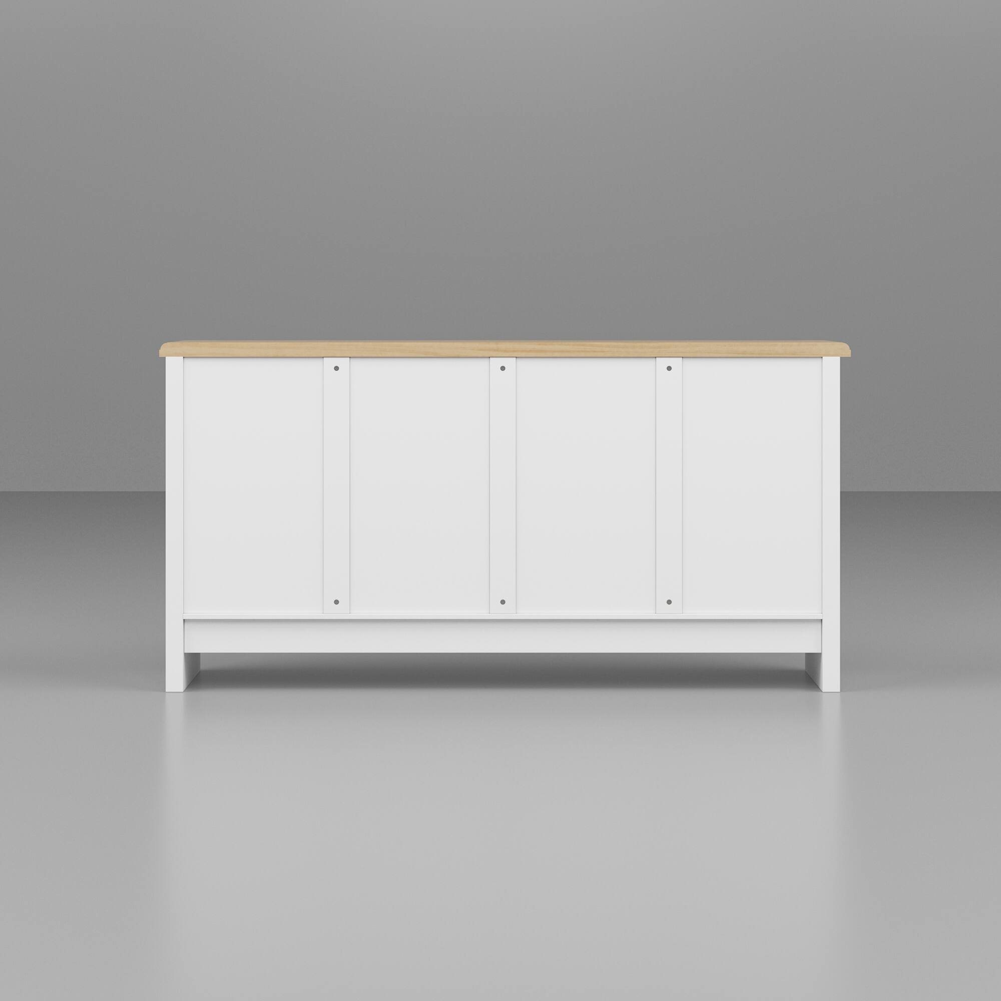 Alt View 7. FUFU&GAGA - French Court-Style Nine-Drawer Storage Dresser – A Fusion of Luxurious Aesthetics and Practical Storage - White.
