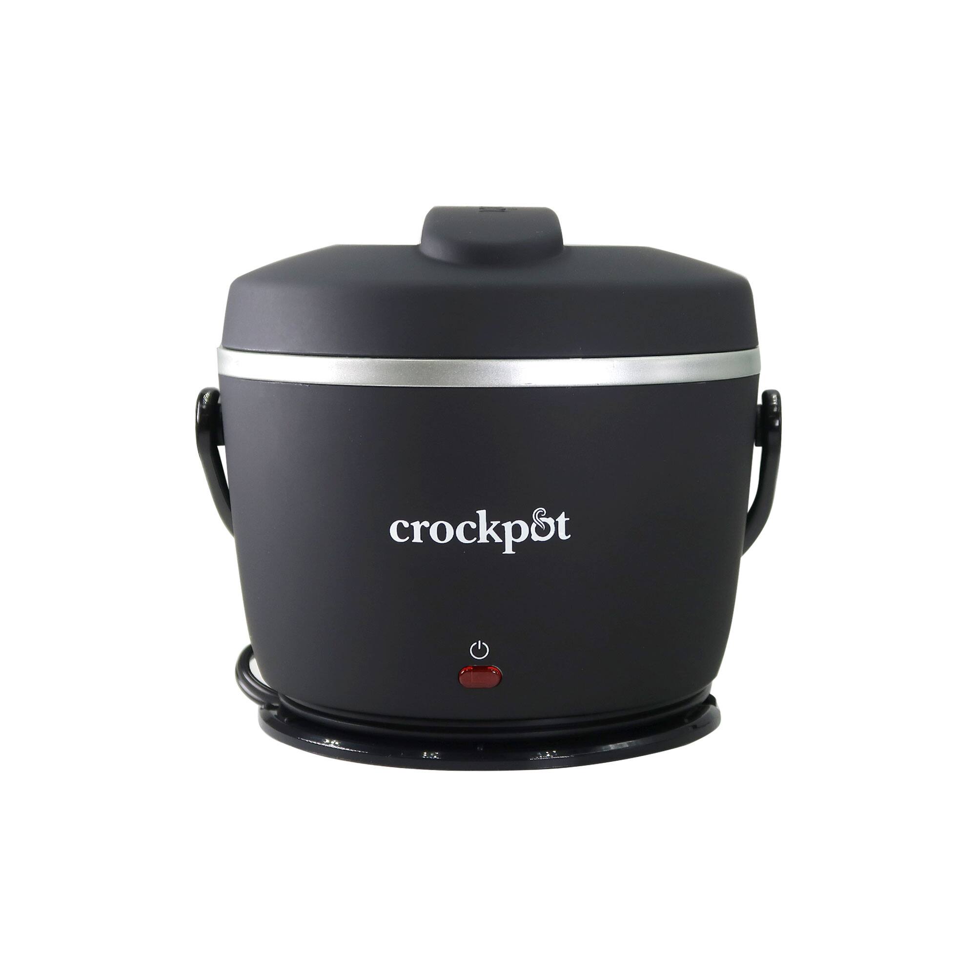 Alt View 6. Crockpot - Electric Lunch Box, Portable Food Warmer for On-the-Go, 20-Oz (591 mL), + 2x Cutlery Set – Spoon, Fork & Chopsticks - Black Licorice.