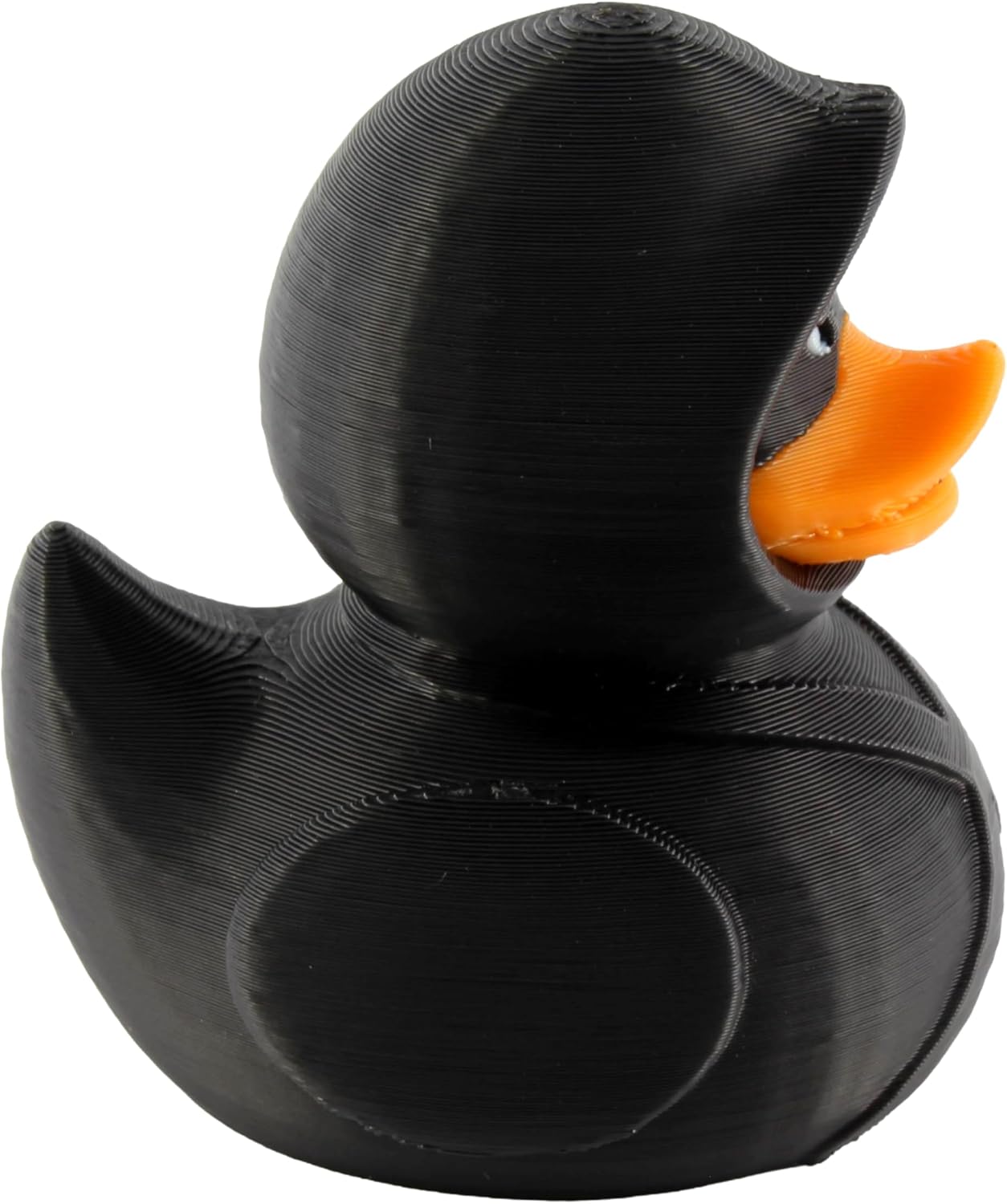 Left. JuzToys - Ninja Duck Figurine, 4x4 Ducking, Fun Car Dashboard Accessory, Unique Ninja Gifts, Ducks for Cars by PowerTRC - Black.