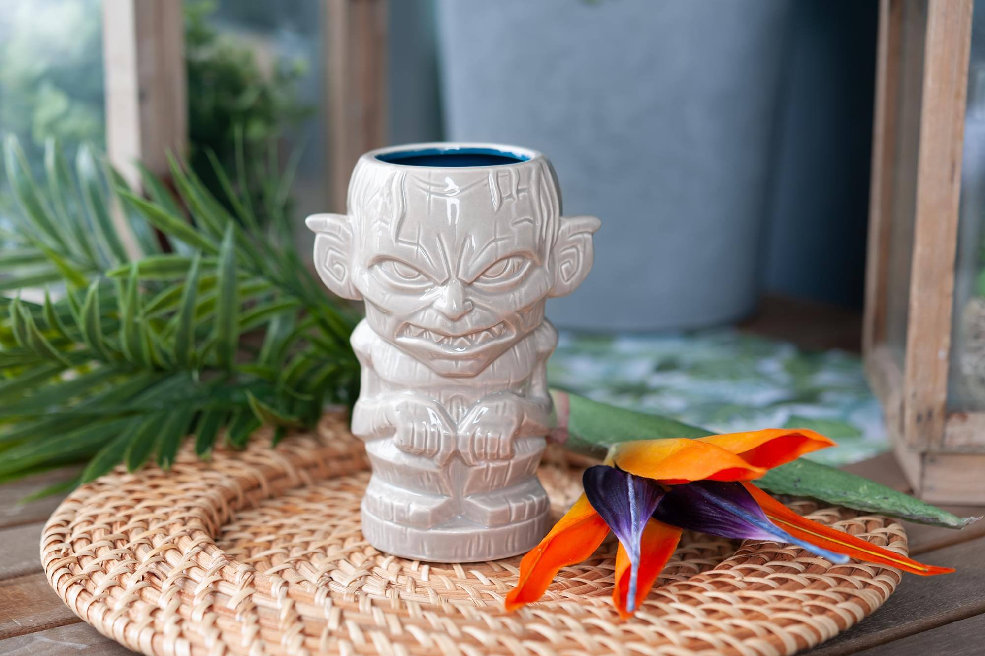 Alt View 3. ThinkGeek - Geeki Tikis Lord Of The Rings Gollum Mug | Ceramic Tiki Cup | Holds 14 Ounces - White.