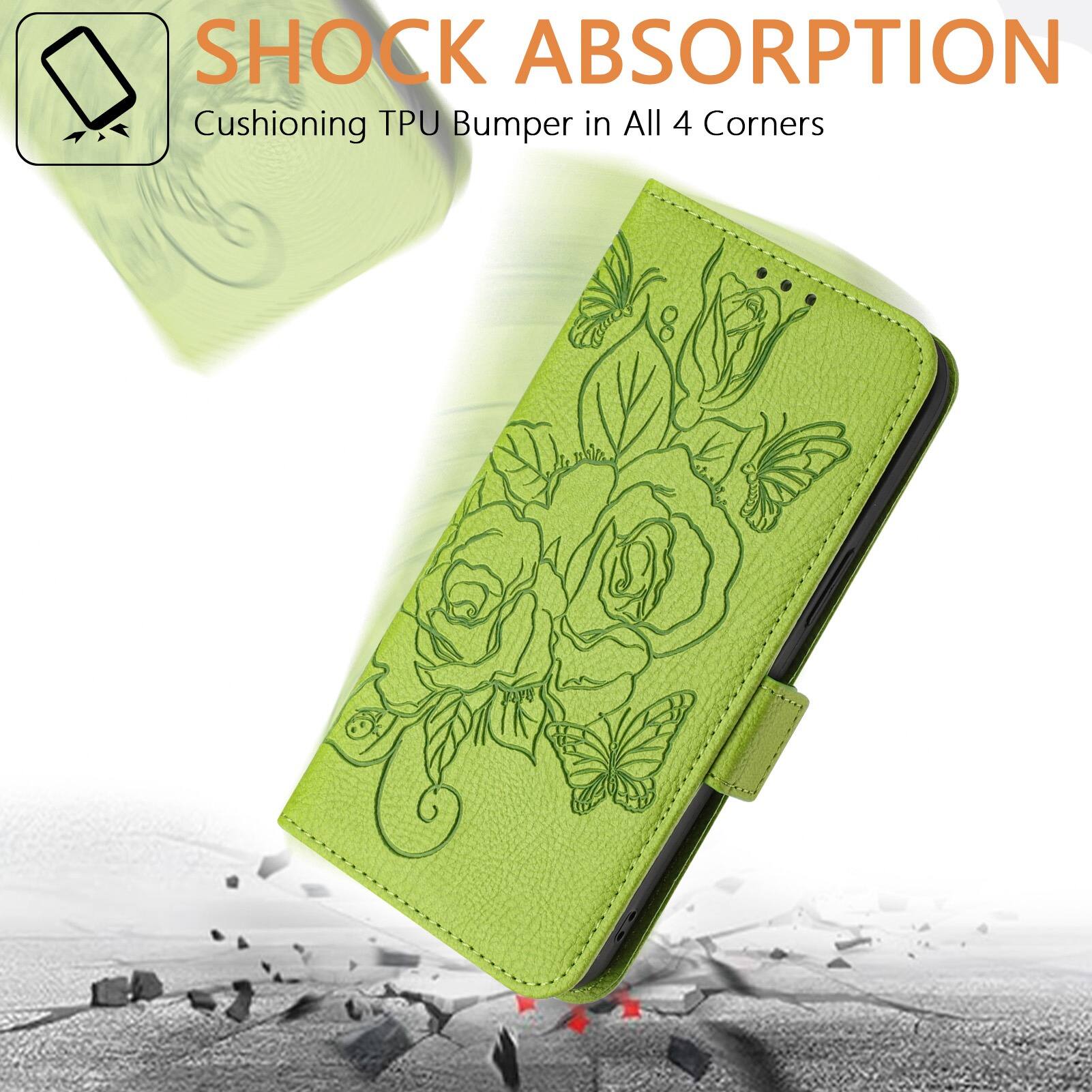 SHOCK ABSORPTION  
Cushioning TPU Bumper in All 4 Corners