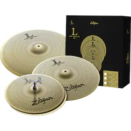Zildjian - L80 Low Volume Cymbal Pack with Hi-Hats, Crash, and Crash Ride
