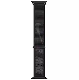 Apple - 41mm Nike Sport Loop Band, Regular - Black