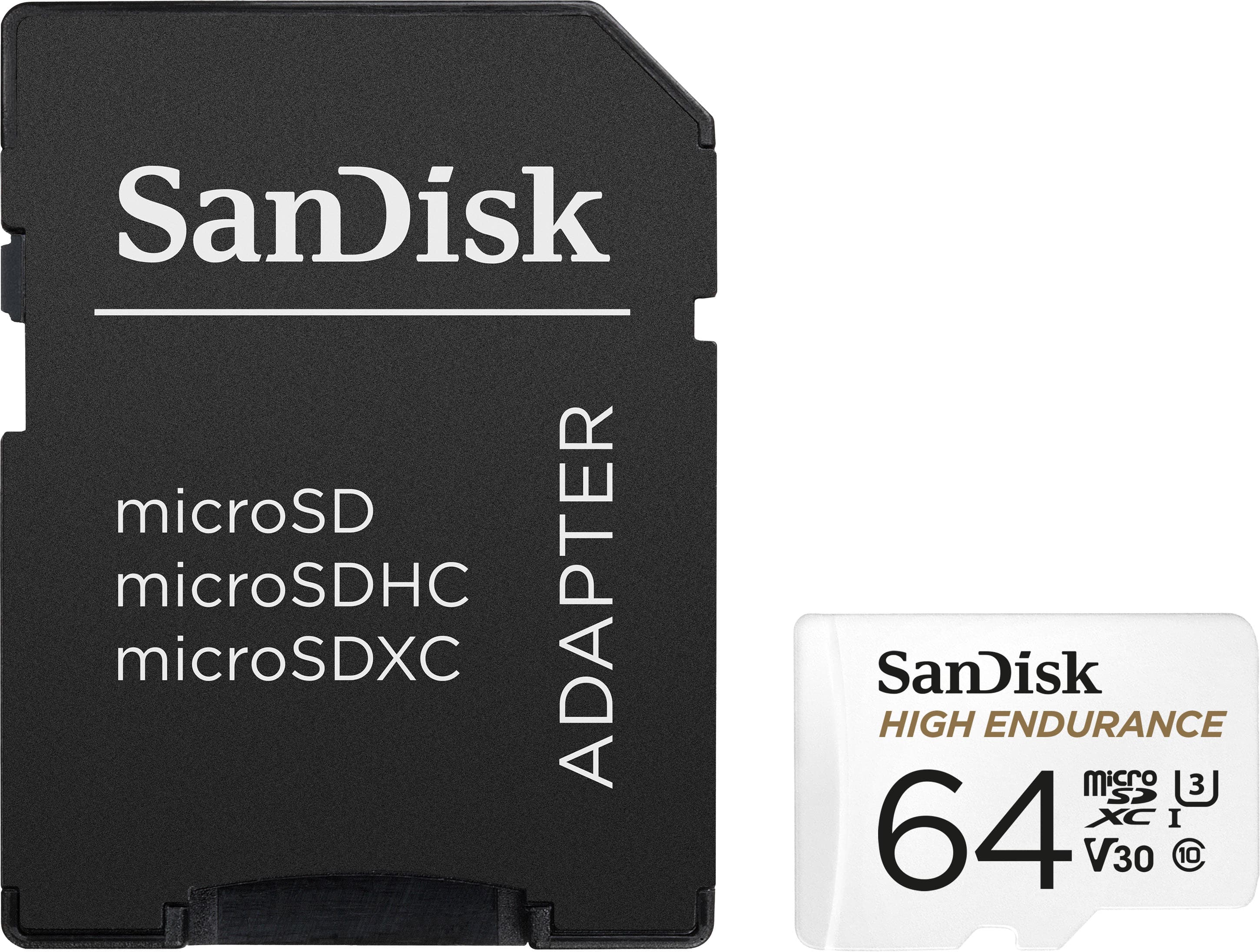 64GB SanDisk High Endurance microSDXC Card with Adapter SDSQQNR
