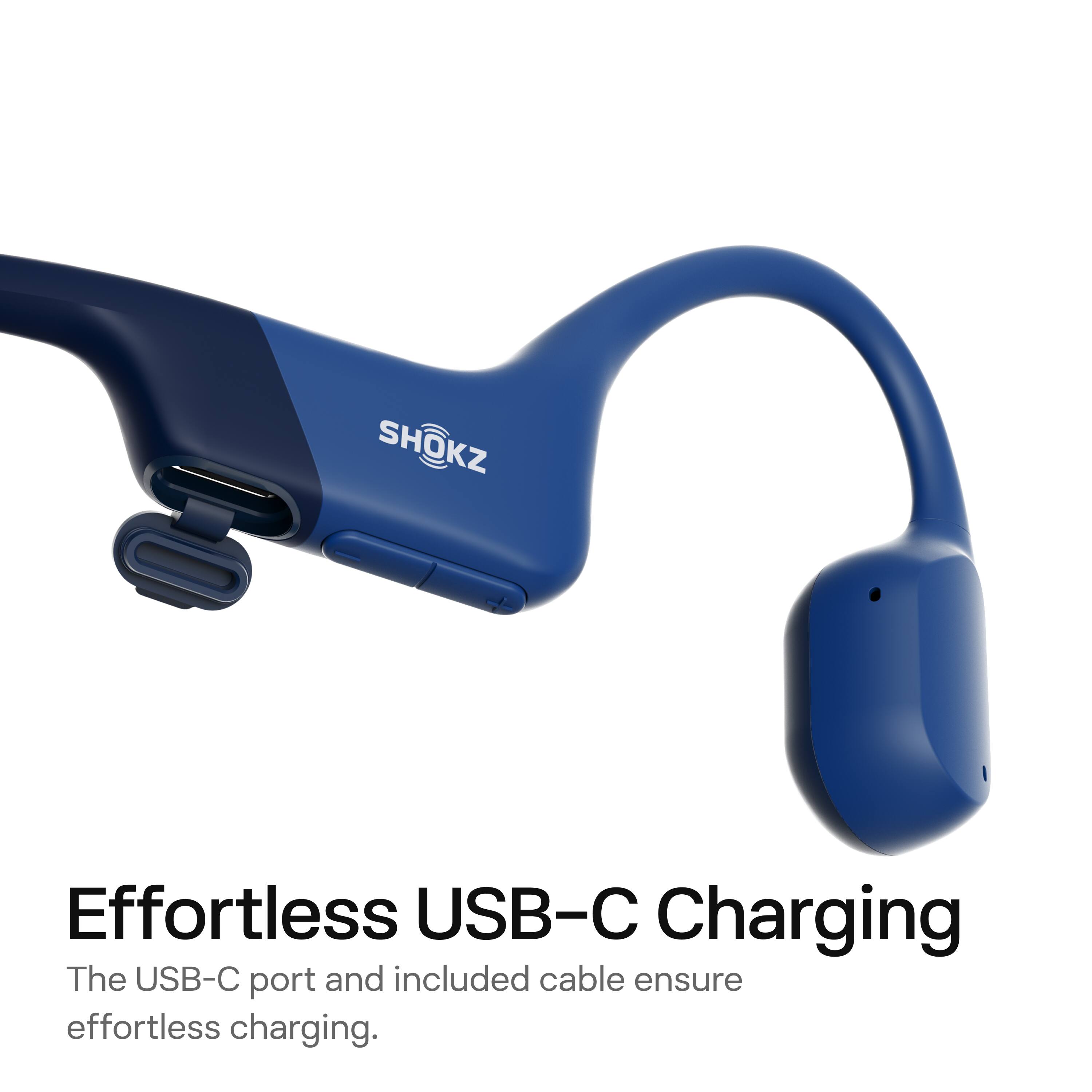 Effortless USB-C Charging  
The USB-C port and included cable ensure effortless charging.