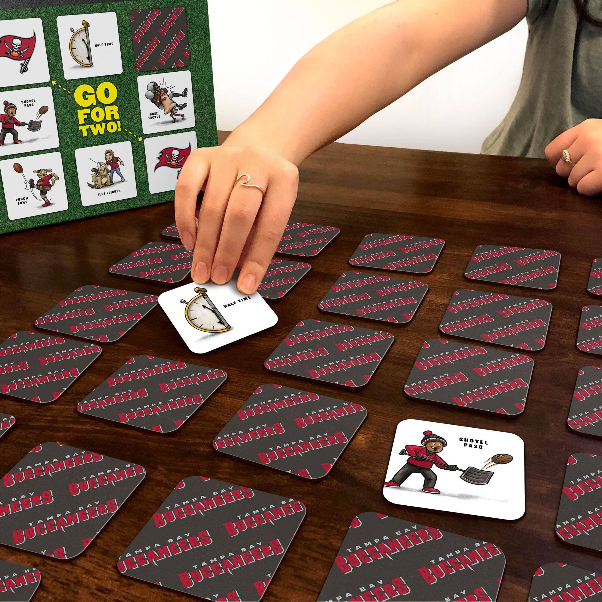 Sure, here is the corrected and grouped text:

**Main Text:**
- GO FOR TWO!
- SHOVEL PASS
- FIELD GOAL
- POCKET PASS
- HALF TIME

**Card Text:**
- TAMPA BAY BUCCANEERS
- TAMPA BAY BUCCANEERS
- TAMPA BAY BUCCANEERS
- TAMPA BAY BUCCANEERS
- TAMPA BAY BUCCANEERS
- TAMPA BAY BUCCANEERS
- TAMPA BAY BUCCANEERS
- TAMPA BAY BUCCANEERS
- TAMPA BAY BUCCANEERS
- TAMPA BAY BUCCANEERS
- TAMPA BAY BUCCANEERS
- TAMPA BAY BUCCANEERS
- TAMPA BAY BUCCANEERS
- TAMPA BAY BUCCANEERS
- TAMPA BAY BUCCANEERS
- TAMPA BAY BUCCANEERS
- TAMPA BAY BUCCANEERS
- TAMPA BAY BUCCANEERS
- TAMPA BAY BUCCANEERS
- TAMPA BAY BUCCANEERS
- TAMPA BAY BUCCANEERS
-