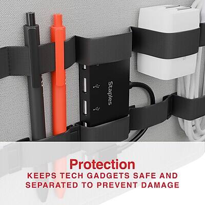 Protection  
Keeps tech gadgets safe and separated to prevent damage