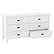 Alt View 19. CorLiving - Boston 6-Drawer Dresser - White.
