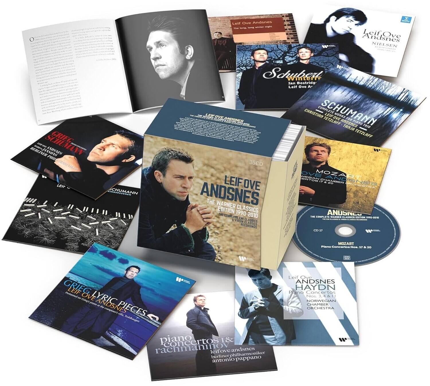 Leif Ove Andsnes

Leif Ove Andsnes - The Long, Long Winter Nights

Schumann - Piano Concertos Nos. 1 & 2 - Jan Bøstørid - Leif Ove Andsnes

Schumann - Complete Piano Concertos - Leif Ove Andsnes

Leif Ove Andsnes - Grieg Lyric Pieces

Leif Ove Andsnes - Rachmaninov Piano Concertos Nos. 1 & 2 - Berliner Philharmoniker - Antonio Pappano

Leif Ove Andsnes - Haydn Piano Concertos Nos. 1, 4 & 14 - Norwegian Chamber Orchestra

Leif Ove Andsnes - Mozart Piano Concertos Nos. 17 & 20

Leif Ove Andsnes - Nielsen - Symphony No. 2 "The Four Temperaments"

Leif Ove Andsnes - Complete Schumann - 36CD

Leif Ove Andsnes - Warner Classics Edition - 1990-2010

Leif Ove Andsnes - Grieg Lyric Pieces

Leif Ove Andsnes - Rachmaninov Piano Concertos Nos. 1 & 2 - Berliner Philharmoniker - Antonio Pappano

Leif Ove Andsnes - Haydn Piano Concertos Nos. 1, 4 & 14 - Norwegian Chamber Orchestra

Leif Ove Andsnes - Mozart Piano Concertos Nos. 17 & 20

Leif Ove Andsnes - Nielsen - Symphony No. 2 "The Four Temperaments"

Leif Ove Andsnes - Complete Schumann - 36CD

Leif Ove Andsnes - Warner Classics Edition - 1990-2010