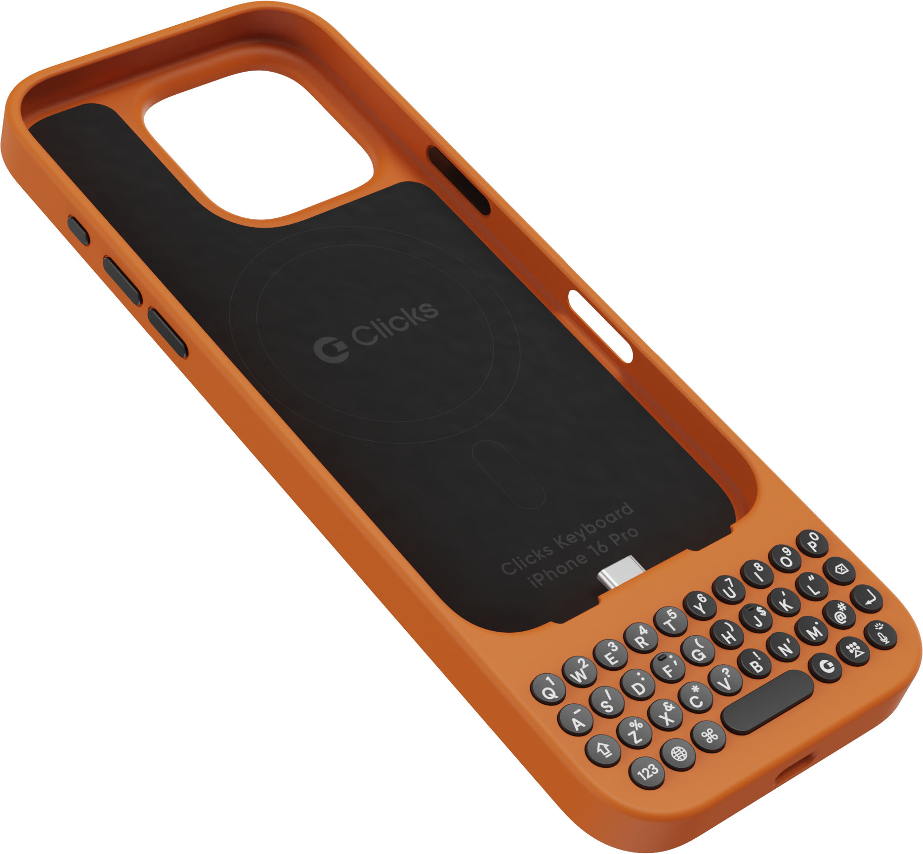 Clicks Keyboard iPhone16ProMax用 (オニキス） Clicks Keyboard