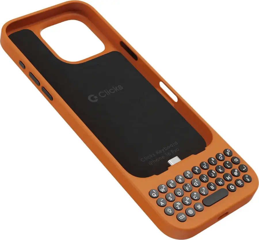 Clicks Keyboard iPhone16 ProMax用 spice Clicks Keyboard for Apple iPhone 16 Pro Spice CK-6100-5