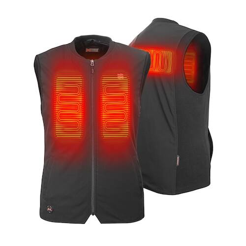 Alt View 1. Mobile Warming - Unisex Peak Heated Vest - Black.