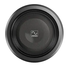 Wavtech - THINPRO10-2 10” Professional Series Shallow 2 Ohm Subwoofer - Black/Gray