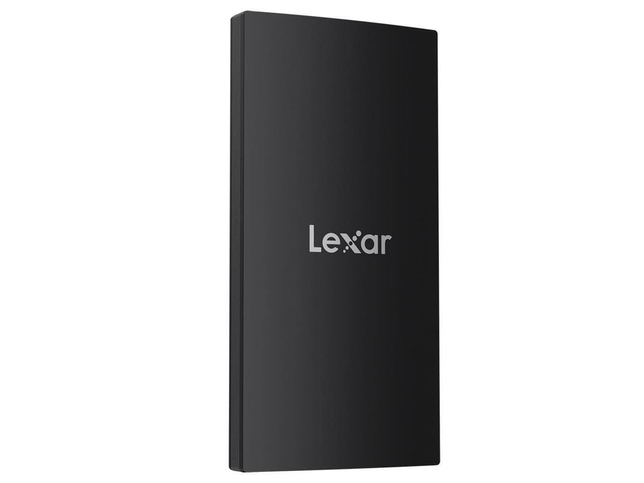 Alt View 1. Lexar - Lexar Lexar SL300 1TB Portable SSD, Black - Black.