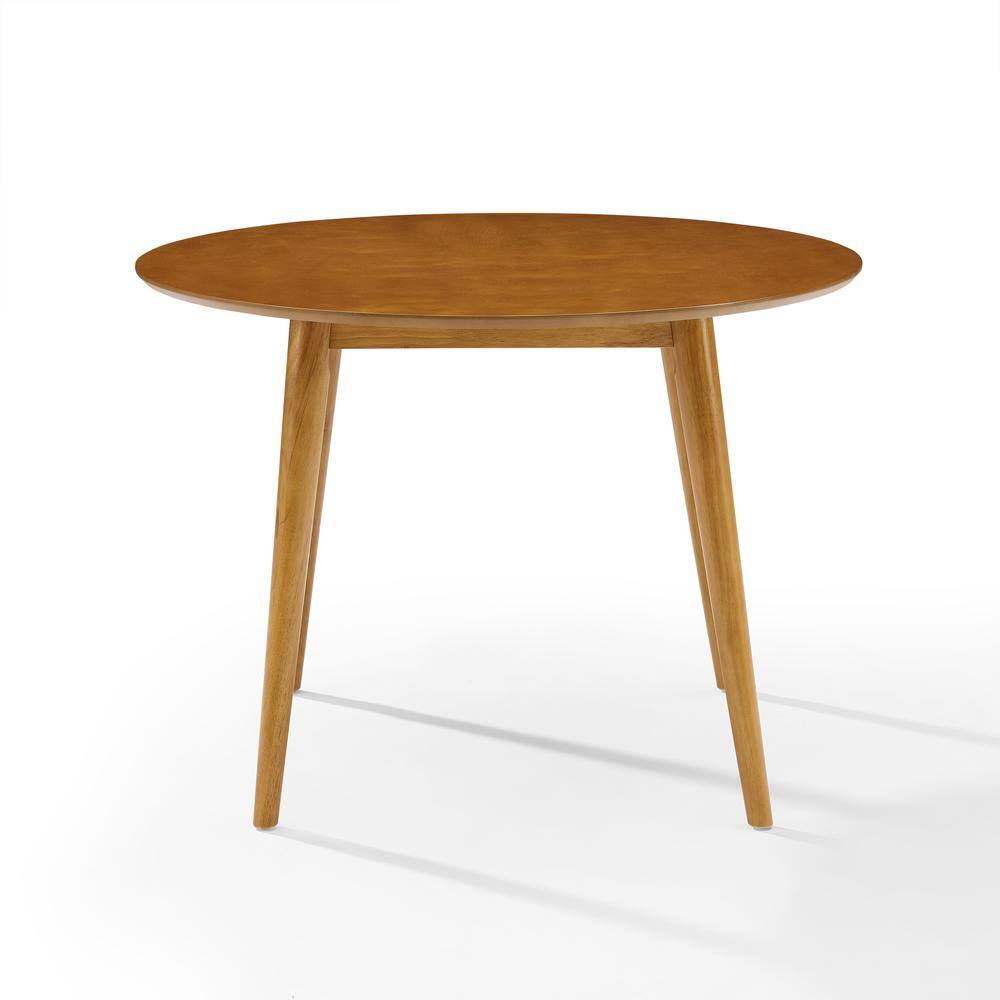 Alt View 1. Crosley Furniture - Landon Round Dining Table - Brown.