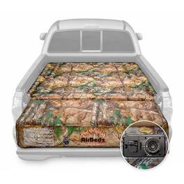 Pittman Outdoors - Truck Bed Air Mattress with Pump for Short Truck Beds, 5', Camo - Camouflage