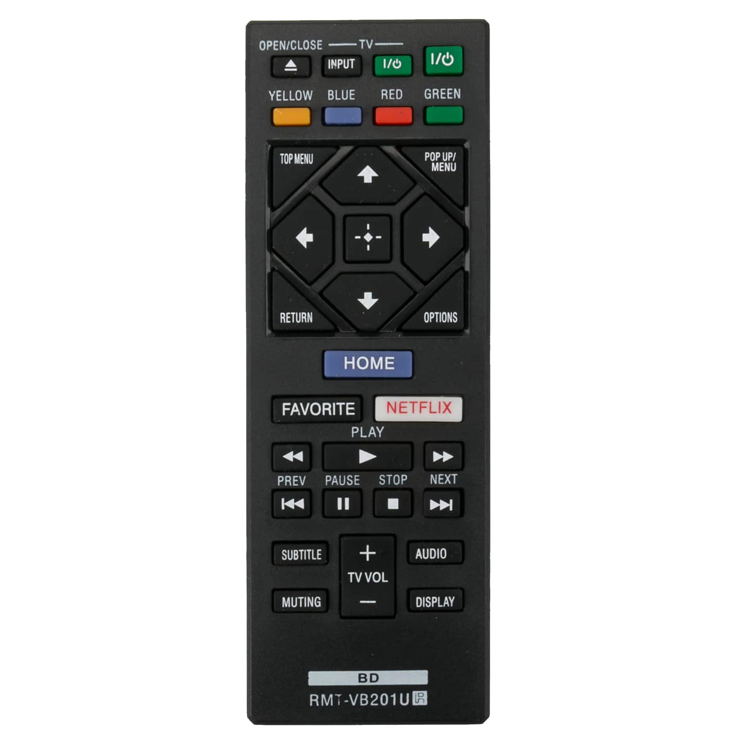 ALLIMITY - Replacement Remote Control RMT-VB201U, Fit for Sony Blu-Ray Player BDP-BX370 BDP-S3700 BDP-S1700 BDPBX370 BDPS3700 - Black price history on PriceWatchPro