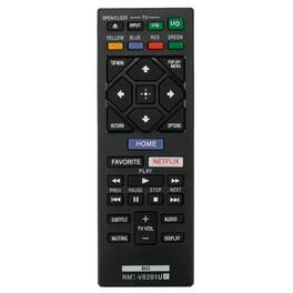 ALLIMITY - Replacement Remote Control RMT-VB201U, Fit for Sony Blu-Ray Player BDP-BX370 BDP-S3700 BDP-S1700 BDPBX370 BDPS3700 - Black